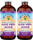 Lily Of The Desert Organic Aloe Vera Juice, Inner Filet, 16 Fluid Ounce (Pack of 2)