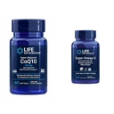 Life Extension Super Ubiquinol CoQ10 with Enhanced Mitochondrial Support, ubiquinol CoQ10 & Super Omega33 EPA / DHA Fish Oil, Sezame Lignans & Olive Extract - Omega 3 Dodatek