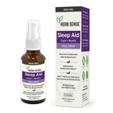 Spánková pomoc, tekutý melatonin, přírodní byliny, klid, restful, orální sprej, 1 oz, Drog- free, 60 Služeb