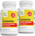 Terry Natural Curamin Extra Strength - Curcumin & Boswellia pro podporu zdravého oběhového oběhu - Turmerický dodatek k podpůrným spojkám, Muscle Health & Endorphin Production - 30 tablet (balení po 2)
