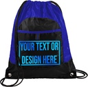 Osobní Cinch Bag - vlastní tašky s Logo, Gym Drawstring Bags - Sleva Reklamní předměty s Vaším Logo - Malý Drawstring Bag