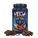 Vega Sport Vegan Protein Powder + Recovery - 30g Plant Based Protein per Serving, Mocha, 19 Servings, 5g BCAA, Probiotika, NSF Certified, For Shakes & Smoothies, 1.8lbs (Balení květen Vary)