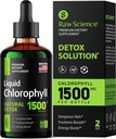 Chlorofyl Kapalné Kapky - Deodorační doplněk těla, Natural Energy Boost, Organic Chlorofyl Rychlé Absorbování Vegan Tekutý Chlorofyl - Zvýšení kyslíku a vnitřní deodorant, Detox Kapalné Kapky