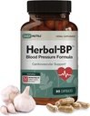 Herbal- BP přírodní krevní tlak dodatek - Podporuje Cirkulatory Health Côte 124; Featuring Grape Seed Extract, Česnek, Hawthorn, Olive Leaf & Ashwagandha pro Long- Term Support (3-Pack)