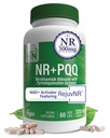 Zdraví Thru Nutrition NAD + Activator Activator Activator Activitor 124; NR s PQQ Activator Activier 124; 300mg Nikotinamid Ribosid + 20mg Activator Activator Activator Activier 124; Non- GMO Activizer 124; Balení 60