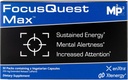 FocusQuest Max Focus dodatek s rozšířeným uvolňováním kofeinu a L- Theanin, Nootropní dodatek pro energii a produktivitu - Vegan, gluten- zdarma pro profesionály, studenty, zaměstnané matky a fitness