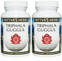 Triphala Guggul Bylinný dodatek, Ayurveda Bylinné doplňky, Stravovací zdraví & Podpora, Triphala Powder Kapsle, 240 Počet (2 Pack), 25 Roky Premium Service