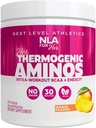 Její termogenní amino- ženské pre post & Intra cvičení Booster (Mango Passion, 30 Servings) w BCAA Essential aminokyseliny, kofein, & Electrolytes- Max Vaše cvičení w Setrvalá EnergyVegan, cukr zdarma
