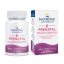 Nordic Naturals Prenatal Multivitamin pro ženy - Denní vegetariánské prenatální vitamíny - 22 Základní živiny, včetně B6, Folát, a železo - 60 Tablety - 30 Servings