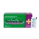 CareAll Bacitracin Antibiotický zinkový mast (144 Pack), 0, 9gr Foil Packet. První pomoc mast, která zabraňuje infekci pro malé kusy, škrabky a popáleniny