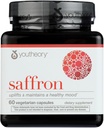 Youtheory Saffron Advanced Dietní dodatek, Povzbuzuje nálada a duševní soustředění, 60 Kapsle