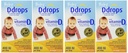 Ddrops Baby 400 Iu 90 Drops 0, 08 Fluid Ounce (4 balení)