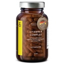 Komplex CLAV vitamin B - 120 Kapsle - Všechny 8 B vitaminy s co- faktory Myo- Inositol & Cholin - Podporuje energetický metabolismus - Vegan - Vyrobeno v Německu