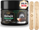 Sennasi 600 MG Shilajit Resin - Shilajit dodatek s Fulvic Acid & 85 + stopové minerály pro energii, imunitu, výkon mozku, 30 gramů