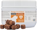 Project Paws Omega 3-6-9 Select Fish Oil for Dogs - Krill Oil Skin and Coat Supplement - 60 Počet