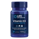 Life Extension Vitamin D3 175 mcg (7000 IU), Podpora imunitního systému, Kostní zdraví, Výkon mozku, Gluten- Free, Non- GMO, Jednou denně, Two- Month Supply, 60 softgels