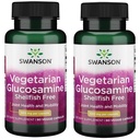 Swanson Vegetarian Glucosamine - Shellfish Free 500 miligramů 90 Veg Kapsle (2 balení)