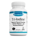 EuroMedica Tri-jód - Podpora zdraví štítné žlázy - Aid Hormon Balance s molekulárním jódem z Kelpu - funkce iodid draselný a sodík Iodid - Brain & Energy Support - 12.5mg, 90 Kapsle