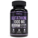 1000mg Glutathione pro imunitní podporu - 100mg Absorpční komplex - Redukovaný Liposomální Glutathione Dodatek s Alpha Lipoic Acid - Brain Booster, Žhavá kůže, Podpora jater