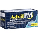 Advil PM Liqui- Gels Pain Nighttime Sleep, 40 Liqui- Gels (Balení po 2)
