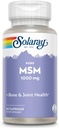 Čisté MSM kapsle SOLARAY, 1000 mg, 60