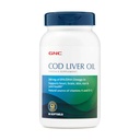 GNC Cod Jaterní olej Omega 3 dodatek, 260mg EPA a DHA, podporuje srdce, mozek, kůže, oko a společné zdraví, 90 Softgels