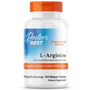 Doctor 's Best L Arginine Dodatek pro muže a ženy - L- Arginine 1000 mg per Serving, Podporuje oxidy dusíku (NO) Levels, Setrvalá plus okamžité vydání - 120 Bilayer tablety