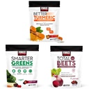 Force faktor lepší turmerické společné podpory Dodatek & Smarter Green Chews, 60 měkkých Chews & Total Beets Měkké Chews, 60 Chews