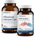 Metagenics Daily Joint Support Duo: SPM Active - 120 Softgels and Inflavonoid IC for Joint Comfort, Tissue Health & Minor Discomfort - 120 Kapsle
