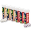 Drinklits Ginger- Lime Electrolyte Hydration & Strawberry Imunity Tablets (6) Tube Combo Pack Côte 124; Velká chuť - gluten Free - Denní použití Côte 124; 60 Servings (10 tablet per Tube)