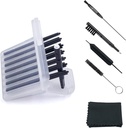 (4 balíky) Sluchové pomůcky Wax Guard Filters (32 jednotek) Náhradní Wax Cerumen Stop Wax Traps pro Phonak, Widex, Unitron a Resound - 5 kusů Čisticí sada pro naslouchací pomůcky s pouzdrem