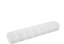 Týdenní Pořadatel pilulek, Velký 7 den Vitamin poukázka, Matte White, Denní medicína Box, AM PM Kapsle Dipenser Kontejner pro léky, Nutriční dodatek, Rybí olej, Tablety, Gla