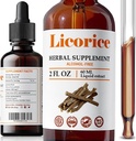 FabLab Licorice Root Extract - Herbal Imunitation Support - Glycyrrhiza Glabra Supplement for Digestion Respiration Health Fatigue - Non- GMO (Licorice 2 Fl Oz)