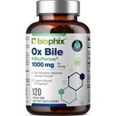 biophix Ox Bile 1000 mg s BioPerine 120 Veggie Kapsle - Vysoká absorpce Digitální Enzymy Dodatek - Játra Metabolická GI Tuk Podpora metabolismu