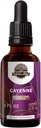 Zemní láska - Cayenne Alcohol- Free Bylinný extrakt tinktura, Super- Koncentrované Cayenne (Capsicum annuum) Sušený pepř (2 Fl Oz)