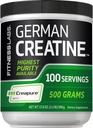 Fitness Labs German Creatine Monohydrát Prášek 124; 500 Grams Supplex 124; Creapure Fitness Dodatek 124; pro muže a ženy 124; Neochucený Supple124; 100 Služeb