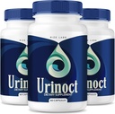 rize laboratoře (3 Pack) Urinoct Prostate Dodatek, Urinoct močový měchýř zdraví, Advanced Urinoct Prostate Function Formule, Urinoc Organic Herbal Blend Recenze, Urinoct Prostate Flush for Flow (180 Kapsle)