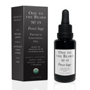 Vegan Mia - USDA Organic Spruce-Scented Beard Oil for men, 3-in-1 Premium Grooming Oil with Argan Oil and more - Pro Beard Growth and Maintenance, Ode To The Beard Forest Sage Beard Oil, 1 fl oz