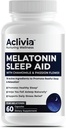 Super síla melatonin 10 MG Kapsle, Heřmánek, Passionflower & Lemon Balzám, Spánková pomoc, která vám pomůže usnout přirozeně & Wake Up Refreshed, Non- Habit Forming, 60 Kapsle