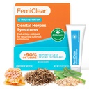 FemiClear pro genitální herpes příznaky & studené vředy, Multi- Symptom - Efektivní intimní úleva - Vyrobeno s All- přírodní a organické ingredience - 0.5 Ounce Tube
