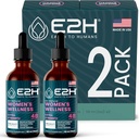 E2H Všechny přírodní ženské Wellness, Hormon Balance a PMS Relief s Black Cohosh, Dong Quai a Licorice Root pro horké Flash Relief (2 láhve)