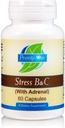 Priorita 1 Vitamíny Stress B & C 60 Kapsle - B Komplex s celou Gland Adrenal na podporu zdravé nervy, kůže, očí, gastrointestinální a mozkové funkce. *