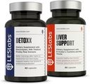 Labs LES Detoxx a podpora jater Duo-Bundle pro podporu zdravé funkce jater, glutathion produkce, a detoxifikace
