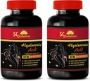 Anti Aging Kapsle pro obličej - HYALURONIC Acid Pills 100 mg - Hyaluronic Acid Supplementary pro oči - 2 Lahvičky 120 Kapsle
