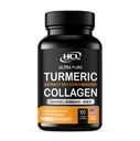 Kurkumin 95% Extract & Collagen Kapsle - NEM Promotes Knee Comfort & Flexibility - Eggshell Membrane w přirozeně Occurring Glucosamine Chondroitin Hyaluronic Acid - Made in USA