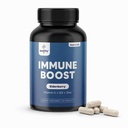 Imunitní Supplement podpory, Elderberry Kapsle s vitamínem D3, Vitamin C a zinek pro imunitní podporu, Imunitní posilovače pro dospělé