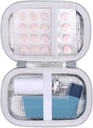 Aenllosi Hard Carrying Case Kompatibilní s Asthma Inhaler