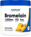 Nutricost Bromelain Powder 4 OZ - Non- GMO, Vegetarian, gluten zdarma