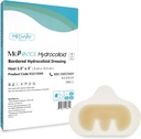 MedVance Hydrocoloid - Ohraničená hydrokoloidní adhezivní dressing, Heel / Elbow, 3.5 "x5", Krabička s 5 obvazy