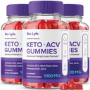 Biolyfe Keto + Gummies, BiolyfeKeto ACV Keto doplněk Gummies - Maximální síla, Keto + ACV Gummys, Všechna přírodní podpora Formule Keto + ACV Pokročilý vzorec, Biolyfe Keto Gummy Recenze (3 Pack)